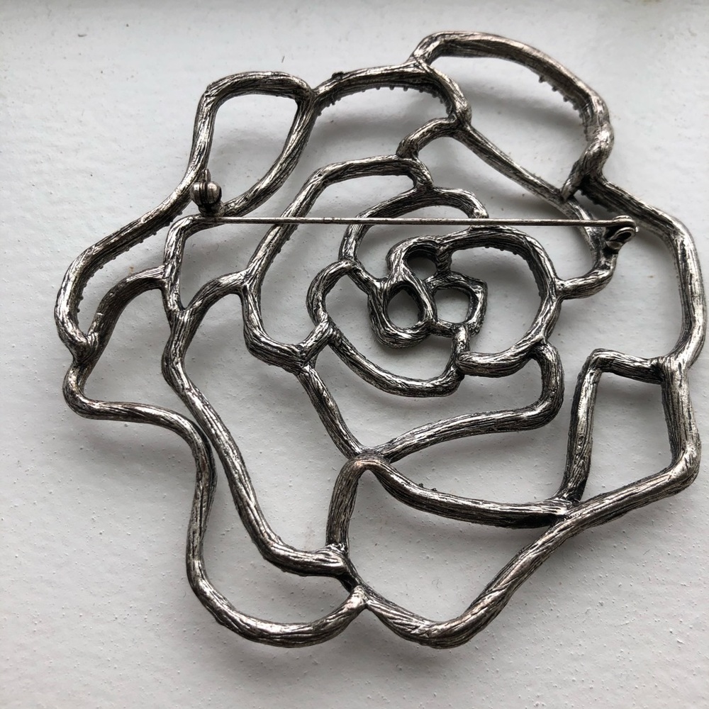 Massive Statement Vintage Brutalist Modernist Flo… - image 5